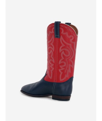 BOTTES MIDNIGHT WANDER NAVY RED pas cher chine