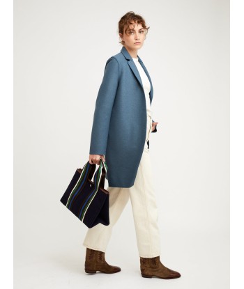 MANTEAU COCOON PRESSED STEEL BLUE suggérées chez