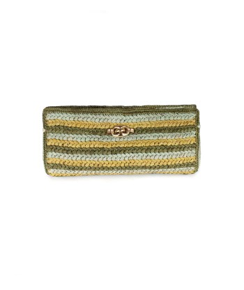 POCHETTE UPTOWN RAPHIA PRAIRIE le concept de la Pate a emporter 