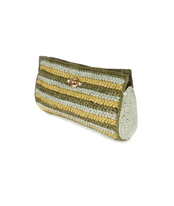 POCHETTE UPTOWN RAPHIA PRAIRIE le concept de la Pate a emporter 