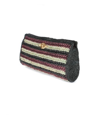 POCHETTE UPTOWN RAPHIA INDIGO les ligaments