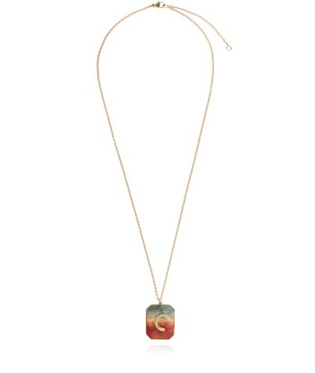 COLLIER ALPHABET ÉMAIL SUNSET C votre