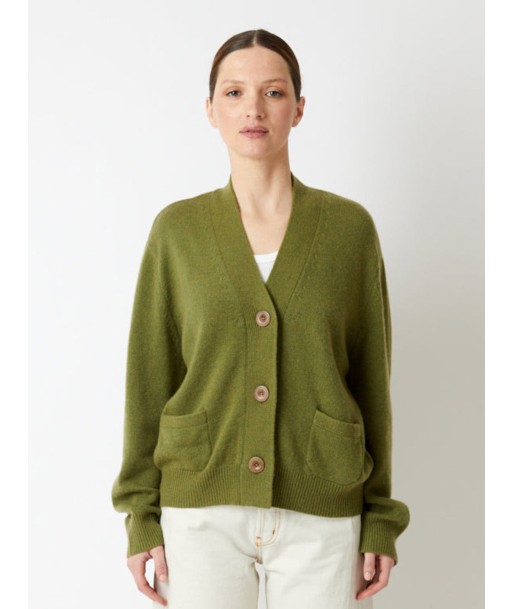 CARDIGAN LOU PERIDOT en linge