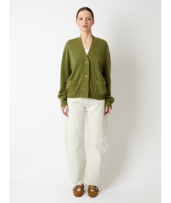 CARDIGAN LOU PERIDOT en linge