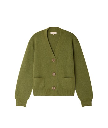 CARDIGAN LOU PERIDOT en linge