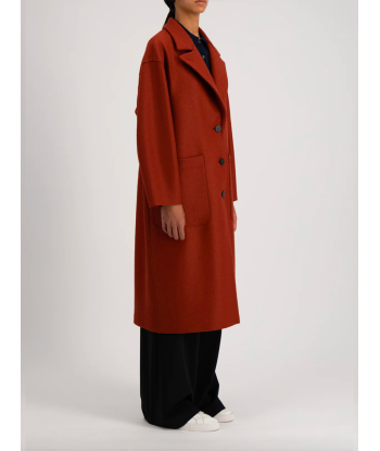 MANTEAU GREATCOAT PRESSED RED RUST paiement sécurisé