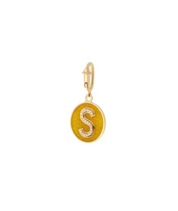 CHARM LETTRE S OR JAUNE, DIAMANTS ET EMAIL JAUNE Vous souhaitez 