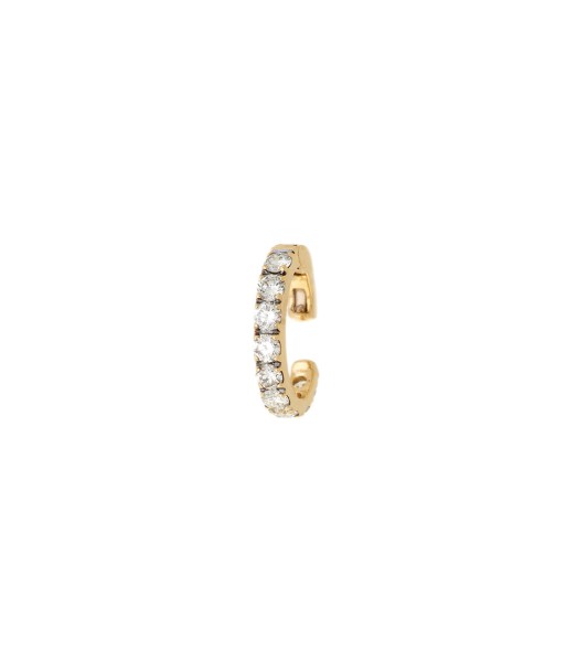 BOUCLE D'OREILLE CUFF OR JAUNE ET DIAMANTS de la marque