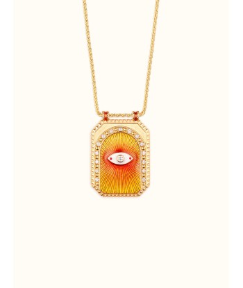 COLLIER SCAPULAIRE EYE PROTECT ORANGE Dans la société mordern