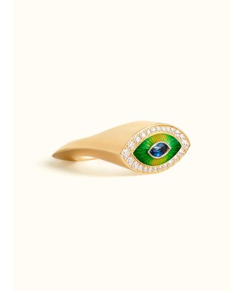 BAGUE EVIL EYE METRIQUE GREEN les muscles