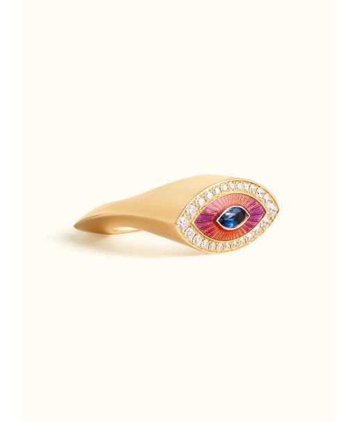 BAGUE EVIL EYE METRIQUE PURPLE destockage