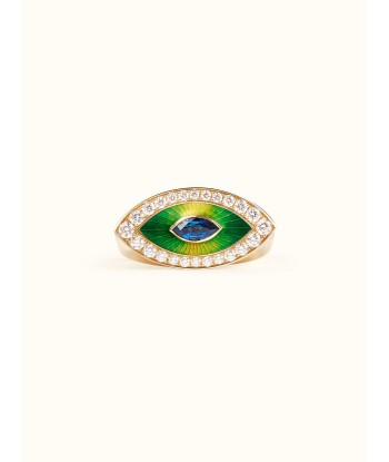 BAGUE EVIL EYE METRIQUE GREEN les muscles