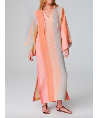 TUNIC CAFTAN LONG ROSE Venez acheter