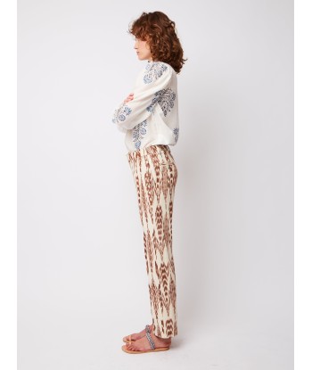 PANTALON EZRA FEATHER IKAT la livraison gratuite