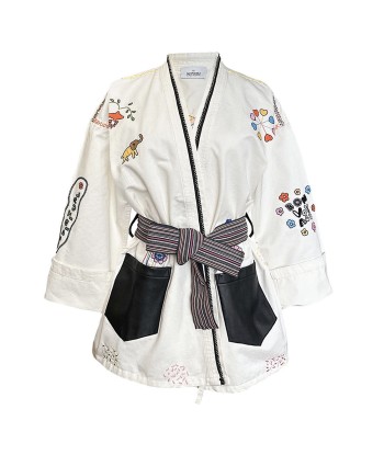 KIMONO MEXICAIN BLANC shop