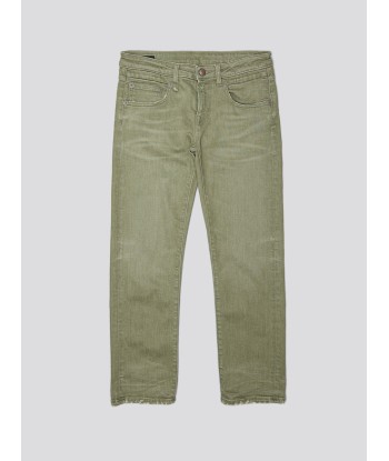 JEAN BOY STRAIGHT OLIVE GREEN STRETCH sur le site 