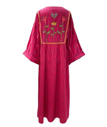 ROBE DEVA EN SOIE ROSE de votre