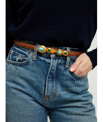 CEINTURE EARTH NARROW BROWN livraison gratuite