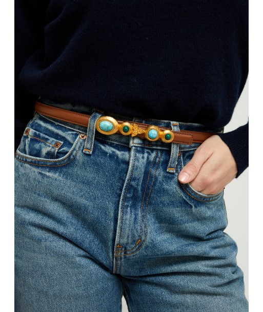 CEINTURE EARTH NARROW BROWN livraison gratuite