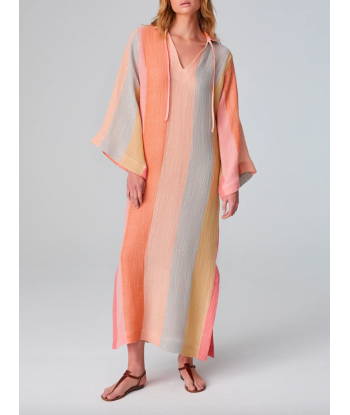 TUNIC CAFTAN LONG ROSE Venez acheter