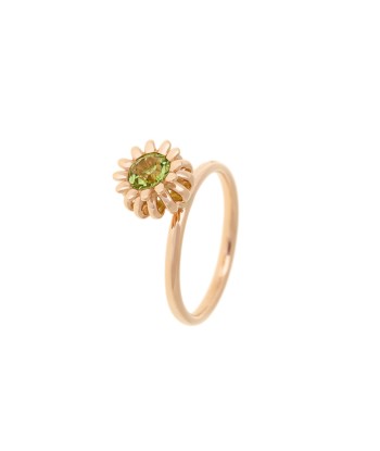 BAGUE POPPY OR ROSE 18K PERIDOT en ligne des produits 