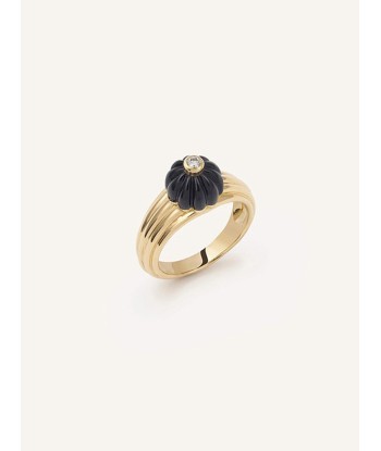 BAGUE GELATO ONYX ET DIAMANT Le MVP de beaucoup