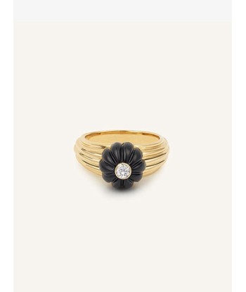 BAGUE GELATO ONYX ET DIAMANT Le MVP de beaucoup