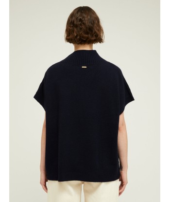 PULL GREGOR NERO NAVY Véritable concentré