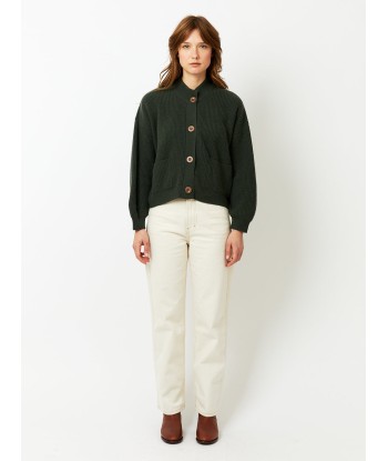 CARDIGAN ROY MILITARY GREEN pas cher 