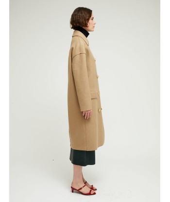 MANTEAU MAC PRESSED WOOL TAN du meilleur 