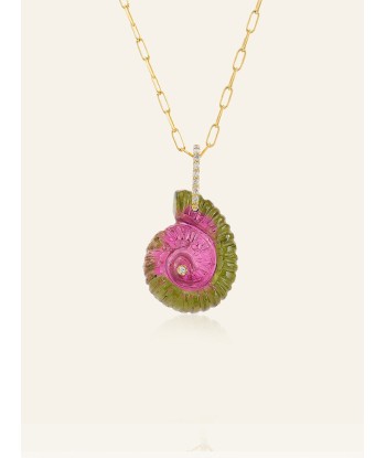 PENDENTIF ESCARGOT AVEC DIAMANT AU MILIEU Par le système avancé 