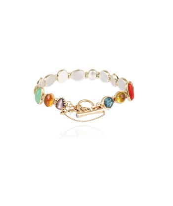 BRACELET SOUPLE OR JAUNE 18 CARATS en linge