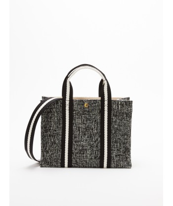 SAC TOTE M CHINÉ TWEED BLACK store