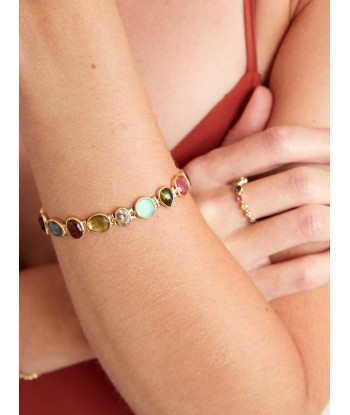 BRACELET SOUPLE OR JAUNE 18 CARATS en linge