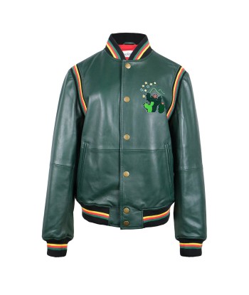 VESTE TEDDY EN CUIR GREEN EPICEA ouvre sa boutique