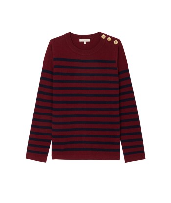 PULL THEO RAYE VELOURS & NAVY s'inspire de l'anatomie humaine