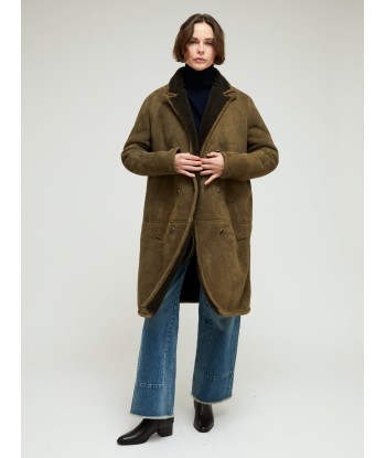 MANTEAU TRINTIGNANT PEAU LAINÉE de pas cher