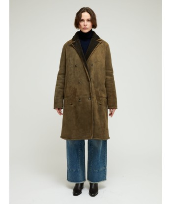 MANTEAU TRINTIGNANT PEAU LAINÉE de pas cher