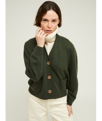 CARDIGAN LOU MILITARY GREEN plus qu'un jeu 