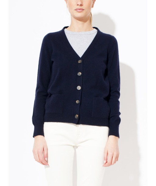 CARDIGAN WILLIAM NERO NAVY JUSQU'A -70%! 