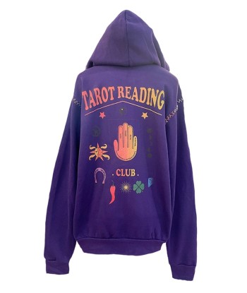 SWEAT TAROT ZIP À CAPUCHE VIOLET Venez découvrir notre 