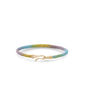 BRACELET LIFE VIOLET, JAUNE ET BLEU le concept de la Pate a emporter 