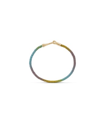 BRACELET LIFE VIOLET, JAUNE ET BLEU le concept de la Pate a emporter 