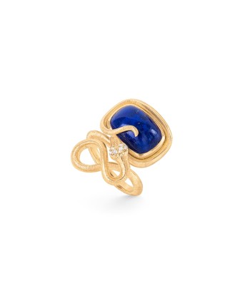 BAGUE SERPENT 18K LAPI LAZULI Les magasins à Paris