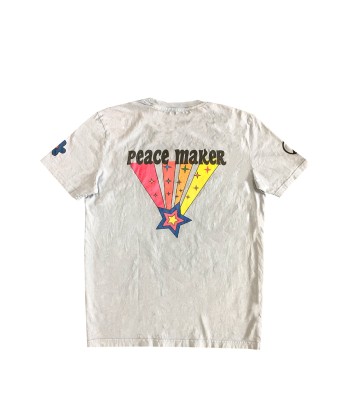 TEE SHIRT PEACE MAKER BLANC ou a consommer sur place