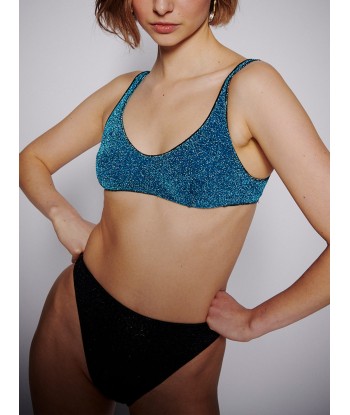 MAILLOT DE BAIN LUMIERE 90'S BLEU pas cheres