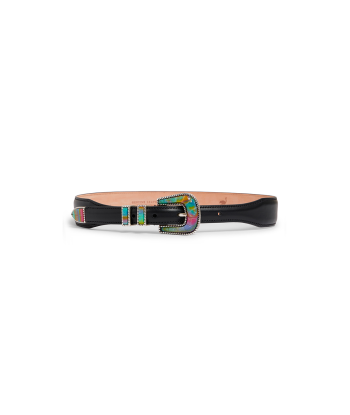 CEINTURE CRAZY EXCLU ARGENT & BLACK de l' environnement