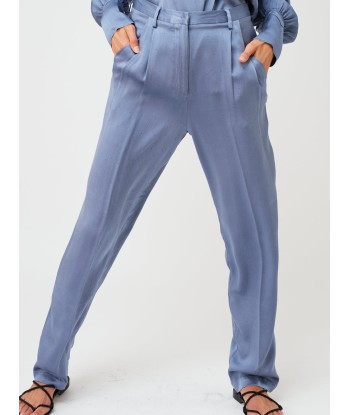 PANTALON EN SATIN DE SOIE DIAMANTÉ Faites des économies