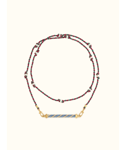 COLLIER CANDY CANE BLEU chez Cornerstreet bien 