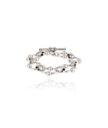 BRACELET MAILLONS RIVAGE ARGENT de pas cher